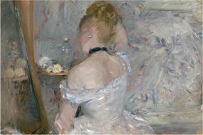 Obraz - Berthe Morisot, Woman at Her Toilette, reprodukcia (90x60 cm)