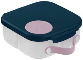 Desiatový box stredný - indigo/růžový