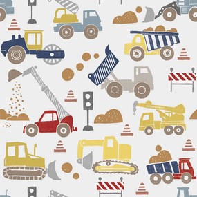 Tapeta farebnej stavebnej hry 280x100 cm