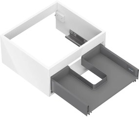 Mexen Box-A, závesná skrinka 50 cm, 1 zásuvka, biela lesklá, 91AX0-0500-235-1-00