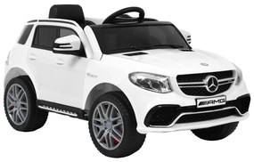 Detské autíčko Mercedes Benz GLE63S biele plastové 80213