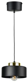 Závesné svietidlo na lankách IGNIA 1xE27/60W/230V čierne