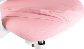 Detská rastúca stolička Neoseat KIDDY TWO — látka, prateľný poťah, ružová