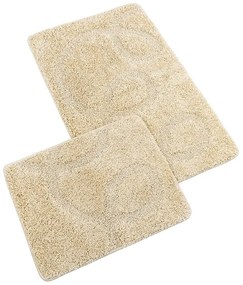 Bellatex Sada Koupelnových předložka bez výkrojeBANYSILVER béžová, 60 x 100, 60 x 50 cm