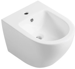 Cerano Fizo, keramický závesný bidet 490x360x370 mm, biela matná, CER-CER-417413