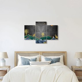 Obraz - Horská scenéria (90x60 cm)