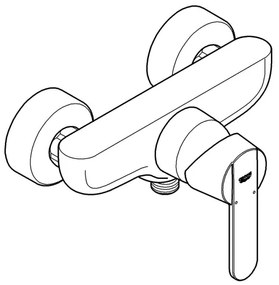 GROHE 32888000 - Sprchová batéria GET DN 15 lesklý chróm