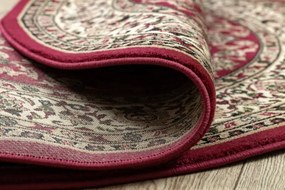 Koberec ROYAL ADR kruh vzor 1745 bordo