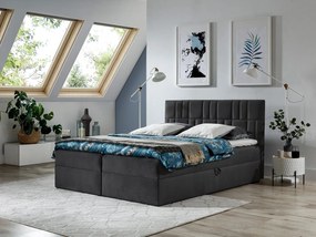 Kontinentálna posteľ Borneo 3, Rozmer postele: 140x200, Dostupné poťahy: Kronos 02