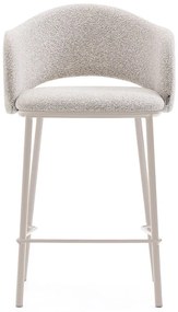 Barová stolička slonovinová (výška sedadla 65 cm) Maina – Kave Home