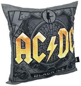 Vankúš AC/DC - motív Black Ice - 40 x 40 cm