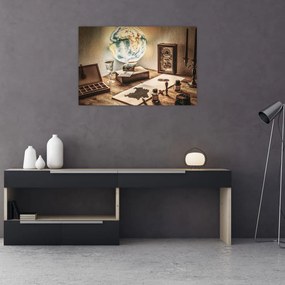 Obraz - cestovateľský stôl (90x60 cm)