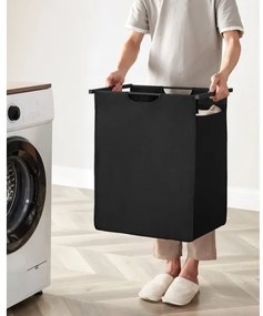 Kôš na bielizeň REX hnedá/čierna