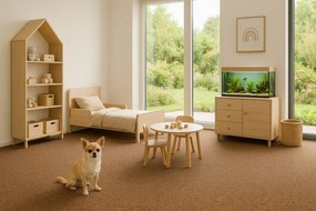 Condor Carpets, Metrážny koberec Rambo-Bet 60, na mieru, šíře 2m,4m, hnedá, filc, kuchyňa