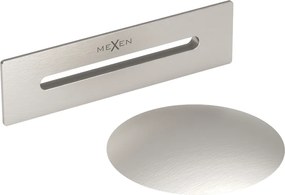 Mexen Mexen, odtoková zátka typu ClickClack a krytka na prepad, oceľová, 5100-97