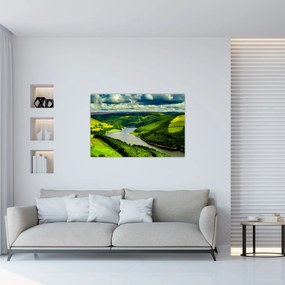 Obraz - Zelená krajina (90x60 cm)