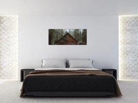 Obraz - Horská chata (120x50 cm)