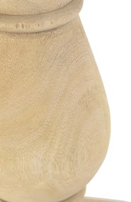 Rustikálna stolná lampa bez tienidla z prírodného dreva - Catnip