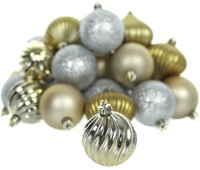 Retlux - Sada vianočných ozdôb 30 ks zlatá/strieborná