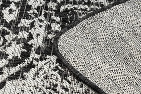 Koberec ORGANIC 2762 čierny / krémový