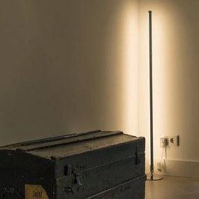 Sada 2 moderných stojacích lámp LED chróm - Line-up