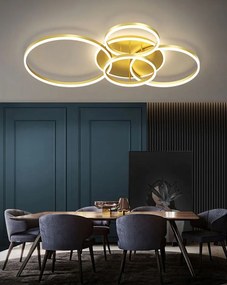 Toolight Toolight, LED stropné svietidlo APP1057-C, zlatá, OSW-08884