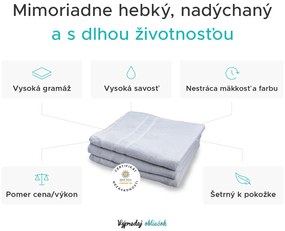 Hotelový uterák Royal 50 x 100 cm biely, 100% bavlna