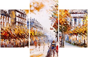 Obraz - Ulica v Paríži (90x60 cm)