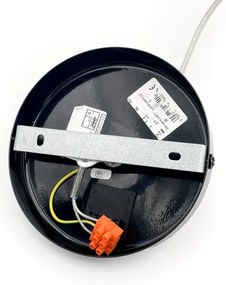 Luster na lanku ROSA 1xE27/60W/230V čierna/šedá