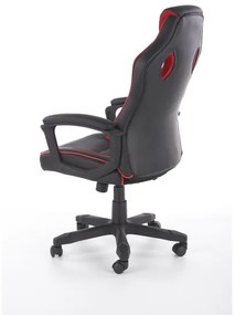 Kancelárska stolička HELO čierna/červená