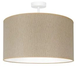 Duolla - Prisadený luster ROLLER ECO RECYCLING 1xE27/15W/230V pr. 45 cm krémová