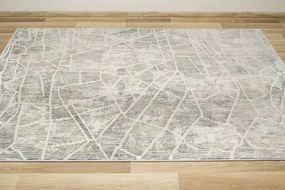 Koberec Opal F438A krémový / sivý / modrý