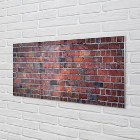 Obraz na skle Tehlové múry wall 100x50 cm