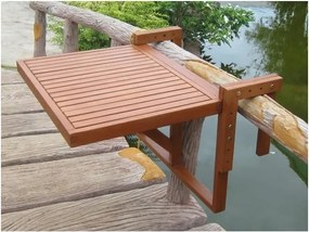 Závesný balkónový stolík 64x65 cm Berkeley – Garden Pleasure