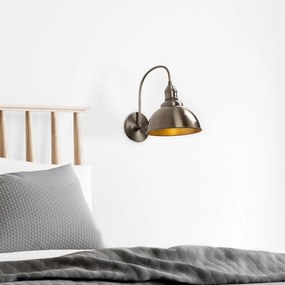 Nástenné svietidlo v mosadznej farbe ø 21 cm Varzan – Opviq lights