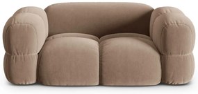 Hnedá zamatová pohovka 180 cm Loretto – Cosmopolitan Design