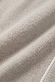 Župan ELAN taupe s bielou lemovkou Veľkosť: L/XL