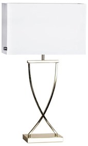 ByRydens 2829620-5000 - Stolná lampa OMEGA 1xE27/5W/230V biela/mosadz