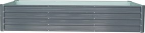 Vyvýšený záhradný záhon BestBerg VZ-1000A / 1000 l / 240 x 90 x 47 cm / sivá