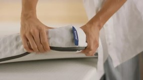 Kontinentálna posteľ Emma Premium boxspring 200x180 (typ II), tm. sivá (sawana 21)