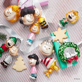 PEANUTS Sklenená ozdoba figúrka Charlie Brown