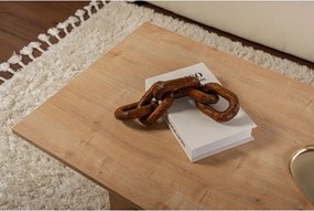 Konferenčný stolík v dekore duba v prírodnej farbe 60x119 cm Sabin – Kalune Design