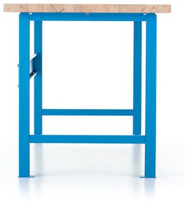 Dielenský stôl Basic s čelnou doskou 200 x 80 cm, modrá