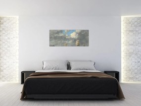 Obraz - Eugène Boudin, Le Havre, reprodukcia (120x50 cm)