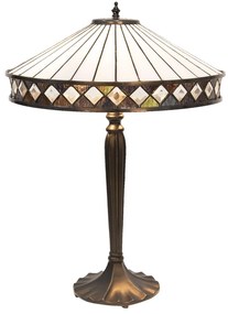 Stolná lampa Tiffany Diamant - Ø 41*59 cm