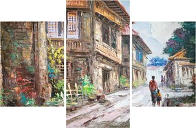 Obraz Filipínske dediny, Ázia (90x60 cm)