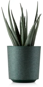 PLASTOVÝ KVETINÁČ ALOE TX 19,5X20 CM TMAVOZELENÁ