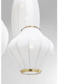 Nilay závesná lampa biela/zlatá Ø80 cm