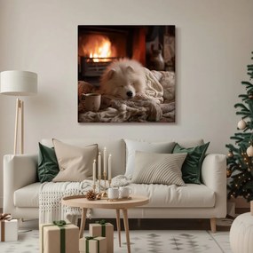 Vianočný obraz útulná zimná atmosféra