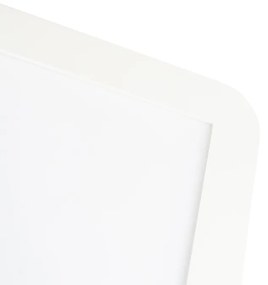 Stropné svietidlo biele 40 cm štvorcové vrátane LED 3-stupňový stmievač IP44 - Steve